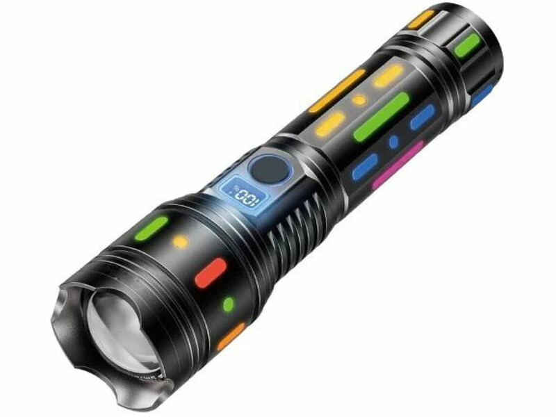 چراغ قوه شارژی فلورسنت زوم تلسکوپی 50 وات چند منظوره Multifunction Telescopic Zoom Fluorescent Light Absorber Flashlight G85