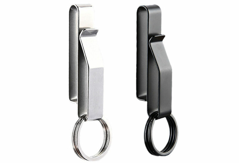 جاکلیدی کمری مردانه استیل ضد زنگ Stainless steel men's waist car keychain