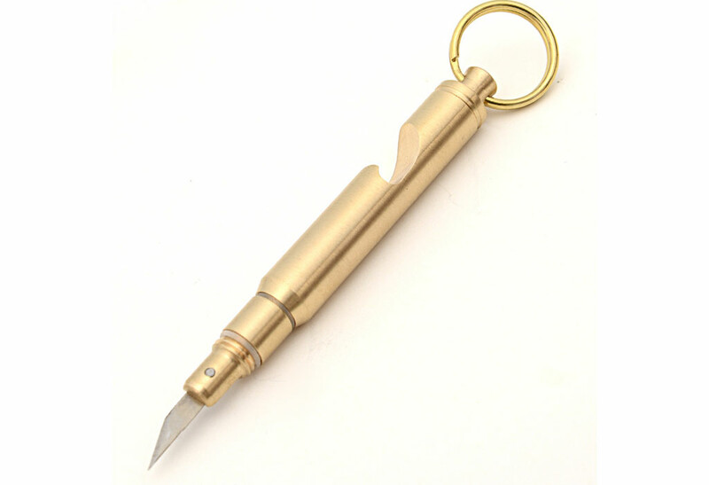 چاقوی آنباکسینگ و دربازکن بطری چندکاره برنجی Brass multifunctional knife
