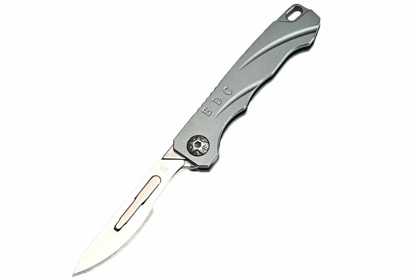 مینی چاقوی تاشو تیز قابل اتصال به جاکلیدی Mini folding knife sharp paper knife