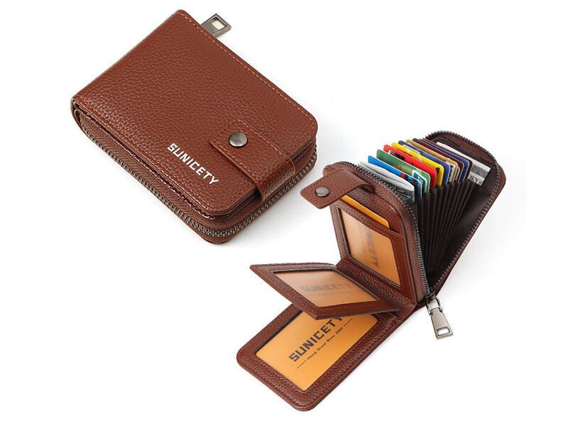 کیف پول و جاکارتی مردانه سانی ستی SUNICETY S3012 Short Wallet Multi-Card Slot