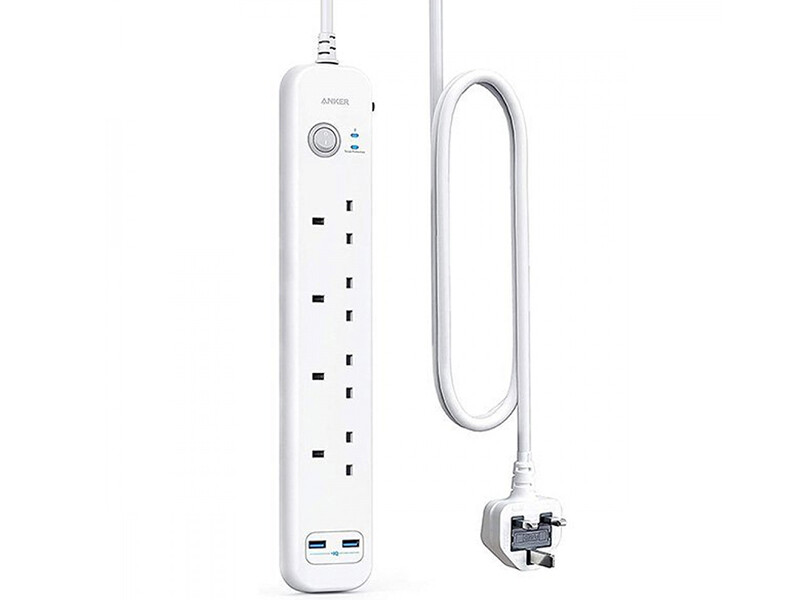 چند راهی 4 سوکت 2 یواس‌بی انکر Anker PowerExtend 6-IN-1 USB PowerStrip A9141K21