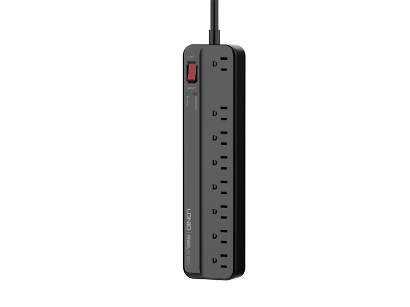 چند راهی برق و شارژر 7 سوکت 4 پورت الدینیو LDNIO SU8440 US Power Strip 8US Outlets