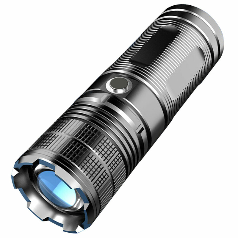 پاوربانک و چراغ قوه لیزری سفید شارژی P70