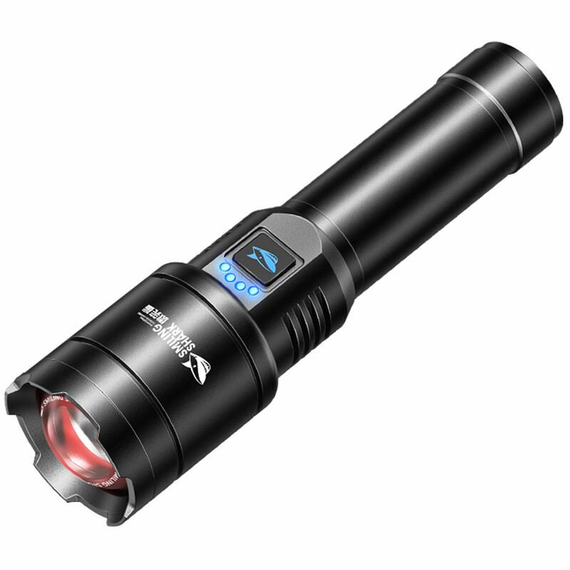 چراغ قوه لیزری و پاوربانک ضد آب اسمایلینگ شارک SD-5220-M80