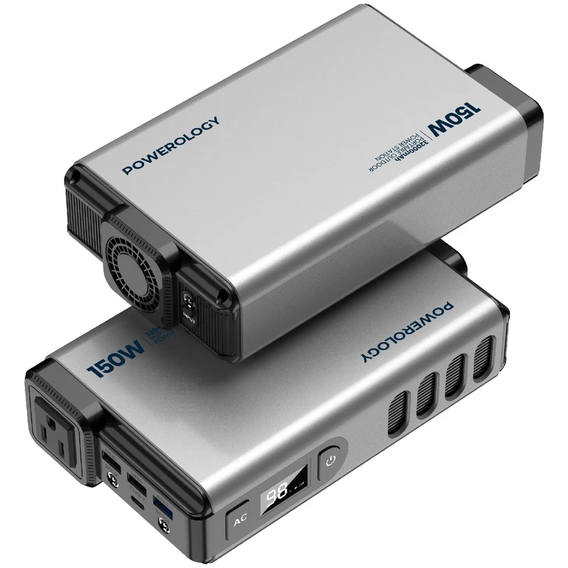 اینورتر و پاوربانک قابل حمل 150 وات 32000 پاورولوژی PPBCHA31