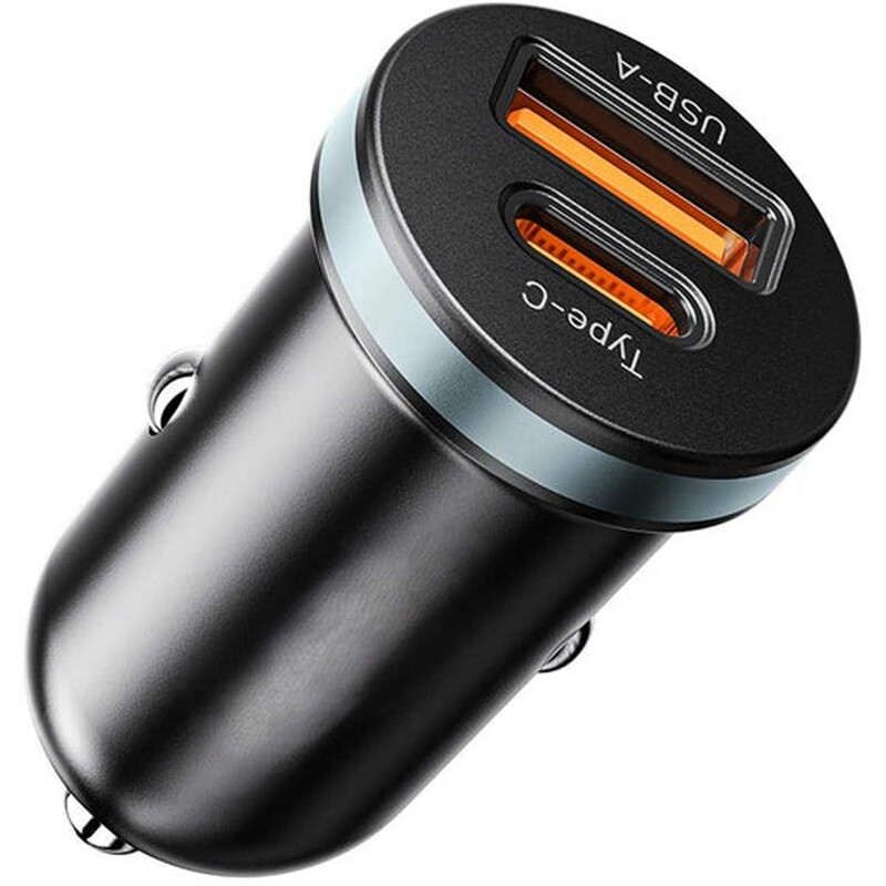 شارژر فندکی فست شارژ ماشین تایپ سی 30 وات پرووان PCG28