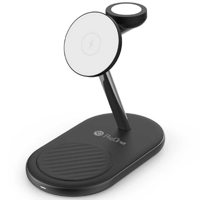 شارژر بیسیم مگنتی و پایه نگهدارنده موبایل 3 در 1 پرووان PWL810