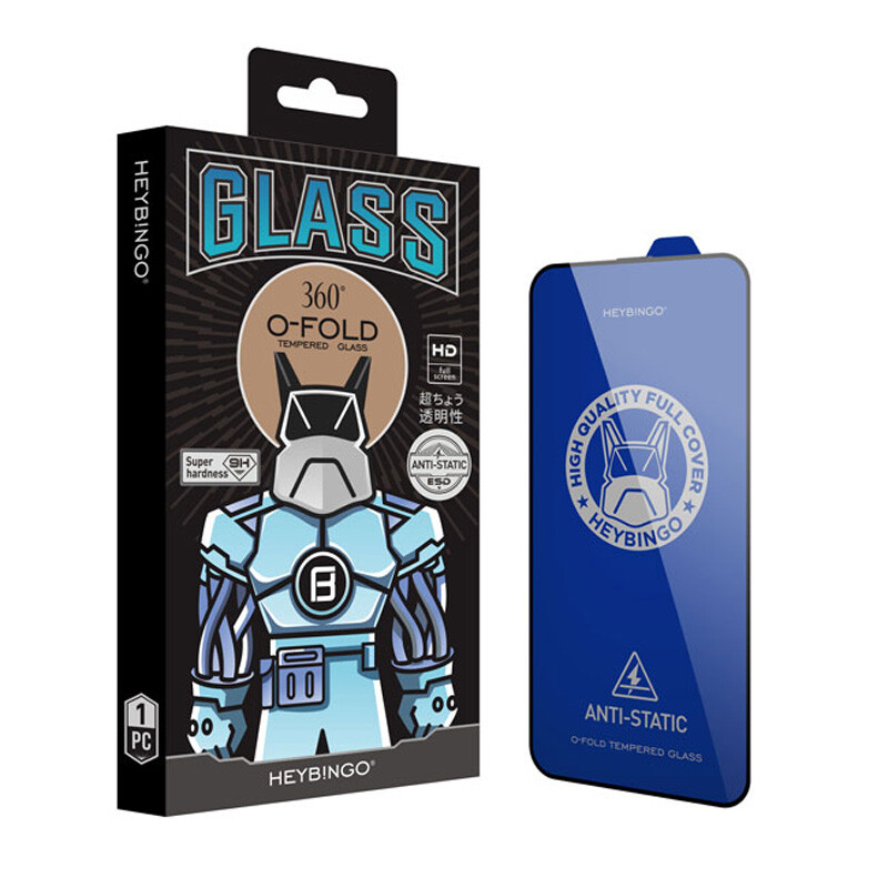 گلس آنتی استاتیک شفاف آیفون 16 پرو HEYBINGO