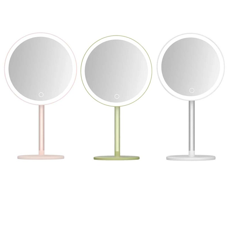 آینه آرایشی چراغ دار لمسی شارژی رومیزی 6.5 اینچ دوکو شیائومی DM005