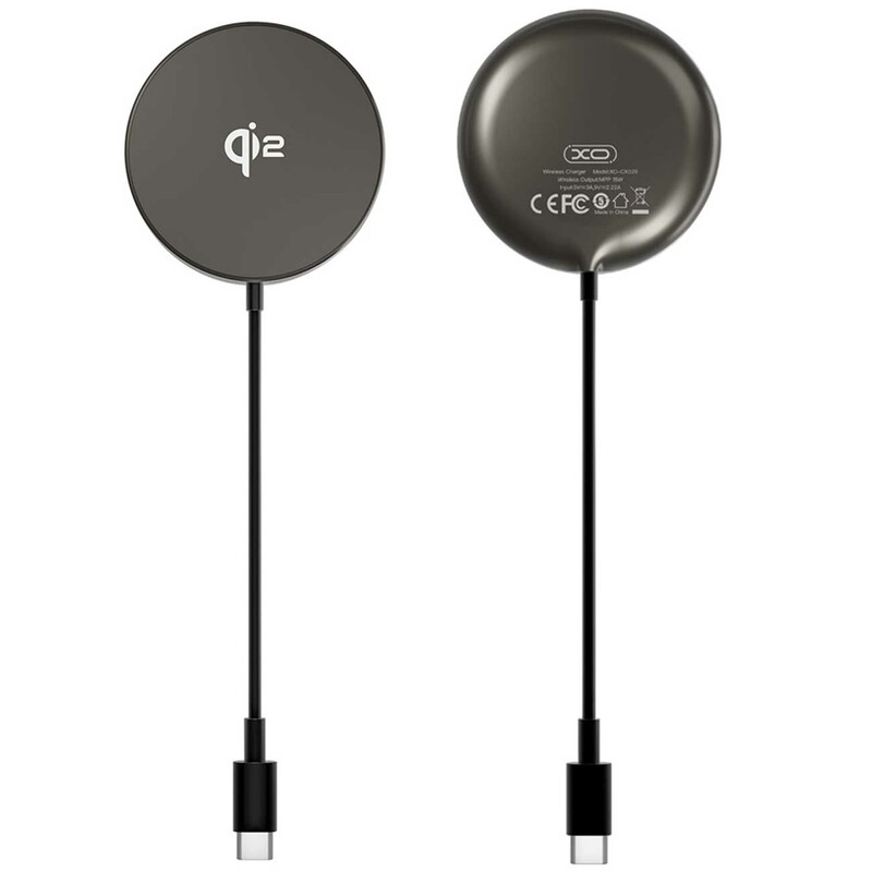 شارژر بی سیم آیفون 15 وات ایکس او با کابل تایپ سی 1.2 متری CX029