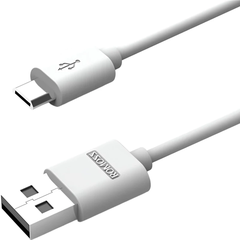 کابل شارژ یو اس بی به میکرو یو اس بی 20 سانتی‌متری روموس