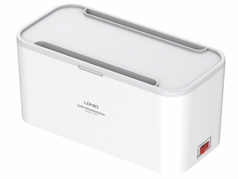 چندراهی برق 5 سوکت و 3 یو اس بی و شارژر بی سیم الدنیو LDNIO Smart Power Socket Storage Box SN5311