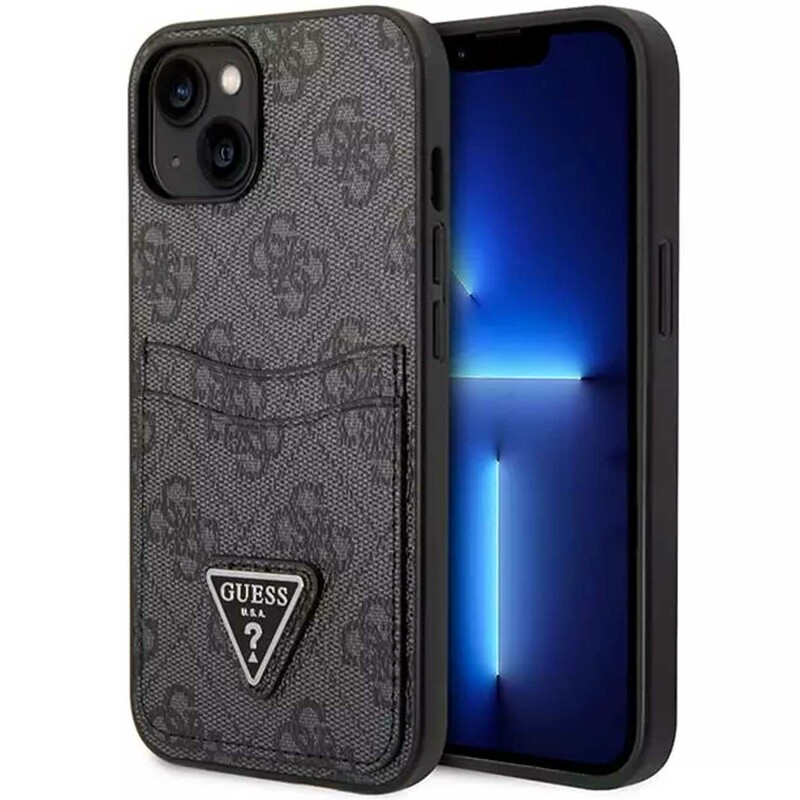 قاب طرح چرم آیفون 14 جاکارتی دار سی‌جی موبایل Guess Leather