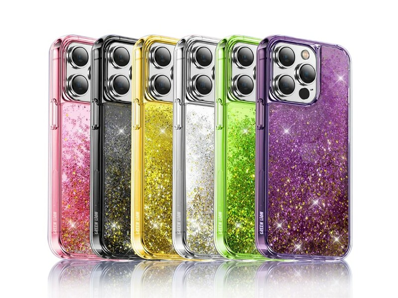 قاب آکواریومی آیفون 14 پرو گرین Green iPhone 14 Pro Aquarium Happiness Case