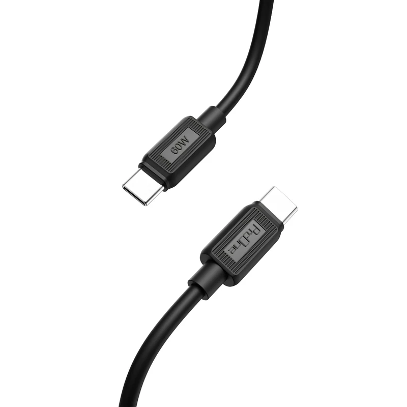 کابل شارژ سریع تایپ سی به تایپ سی 60 وات یک متری پرووان PCC127