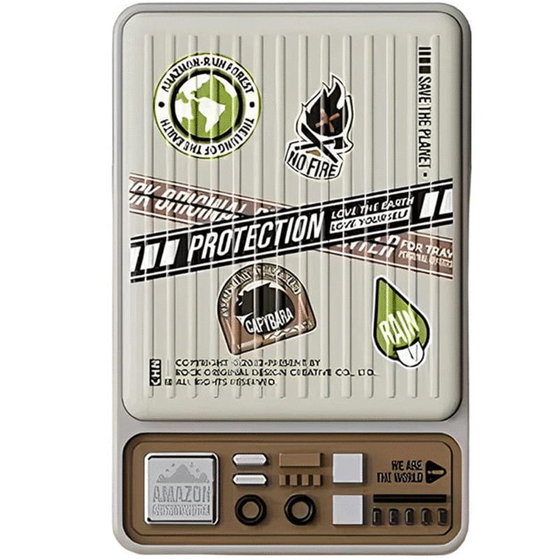 پاوربانک وایرلس 15 وات 10000، تایپ‌سی و یو‌اس‌بی 20 وات 10000 راک S28