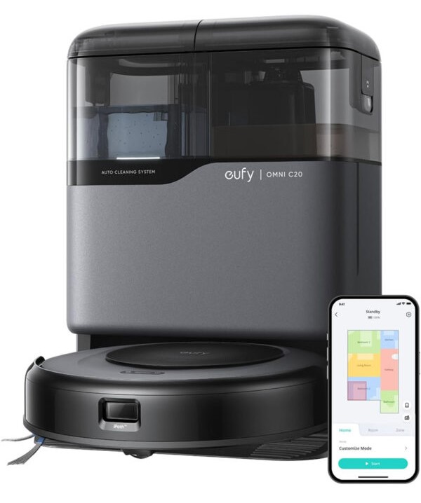 جاروبرقی هوشمند انکر Anker Eufy Omni C20 Robot Vacuum Cleaner with Mop مدل T2280