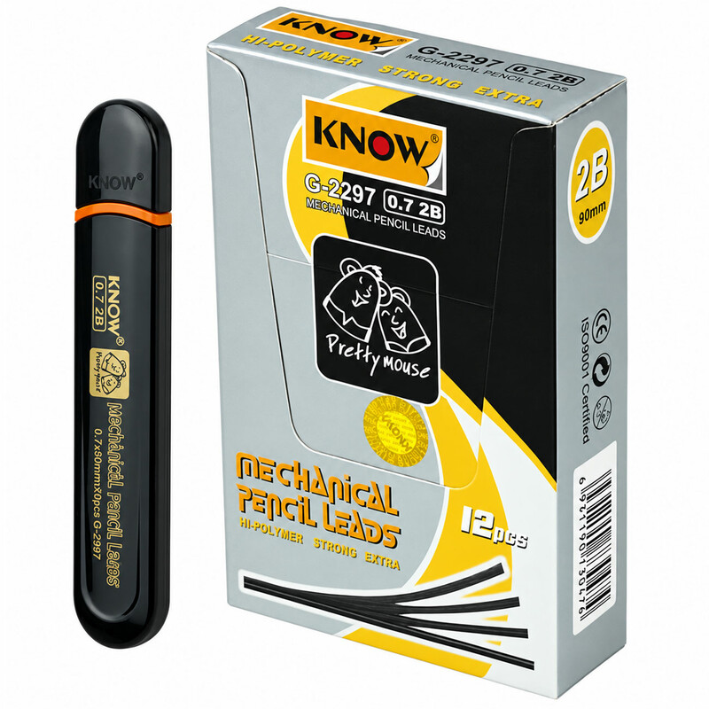 نوک مداد نوکی نو KNOW مدل G-2297 سایز 0.7 میلی‌متر 2B