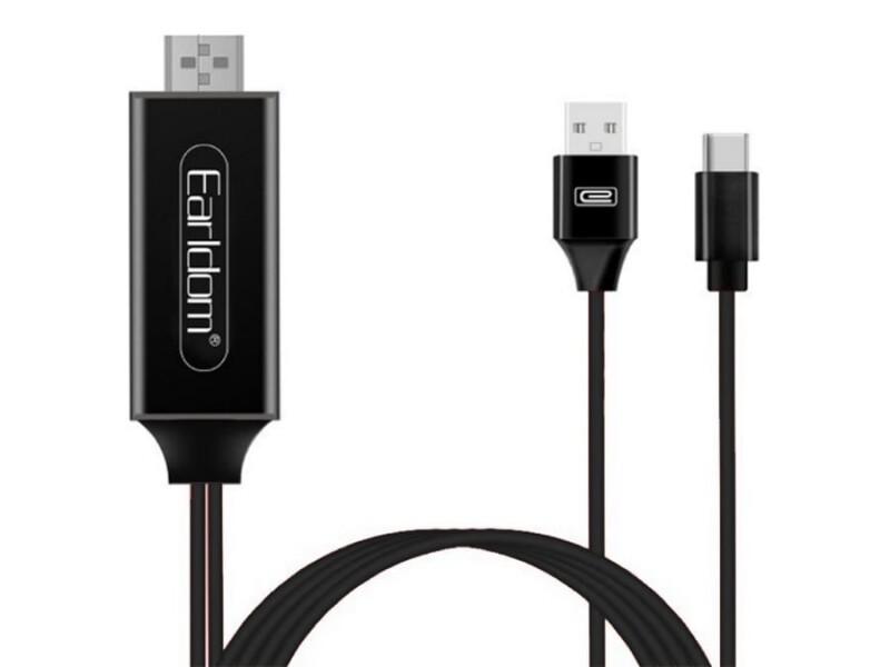 کابل تایپ سی به اچ دی ام آی ارلدام Earldom Type-C to HDTV Cable ET-W12 2M