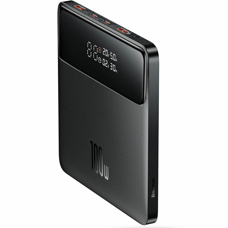 پاوربانک فست شارژ تایپ سی و یو اس بی 100 وات 20000 بیسوس PPBLD100HD