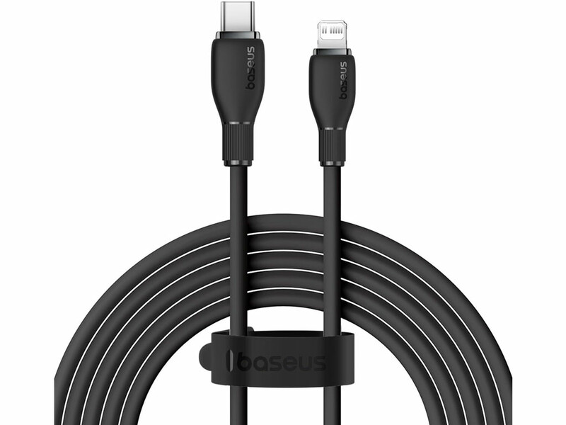 کابل شارژ سریع تایپ سی به لایتنینگ 20 وات 1.2 متری بیسوس P10355701511-00