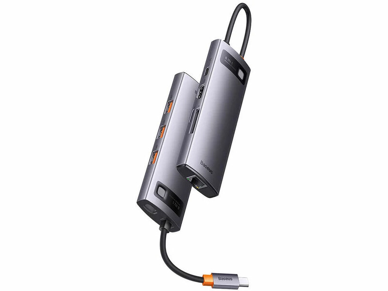 هاب تایپ سی 8 پورت بیسوس Baseus StarJoy Series USB-C Hub 8in1 WKWG080213