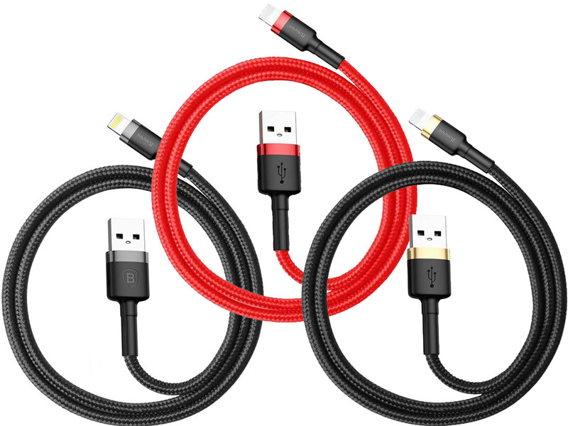 کابل شارژ یو اس بی به لایتنینگ 2.4 آمپر 0.5 متری بیسوس Baseus USB to Lightning charging cable with a power 2.4A CALKLF-A09