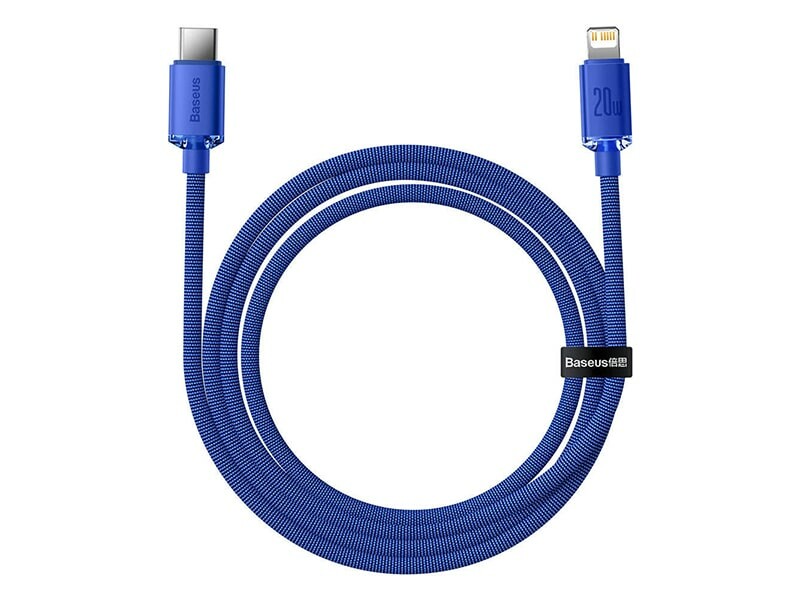 کابل لایتنینگ به تایپ سی بیسوس Baseus Crystal Shine Fast Data Cable CAJY000203