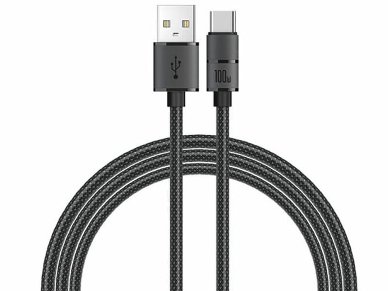 کابل سوپر فست شارژ یو اس بی به تایپ سی 100 وات 1.2 متری رسی RS08C