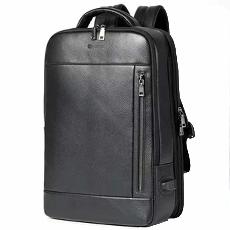 کوله پشتی چرمی لپ تاپ 16.2 اینچ یو اس بی دار سری لوکس کوتسی 14037