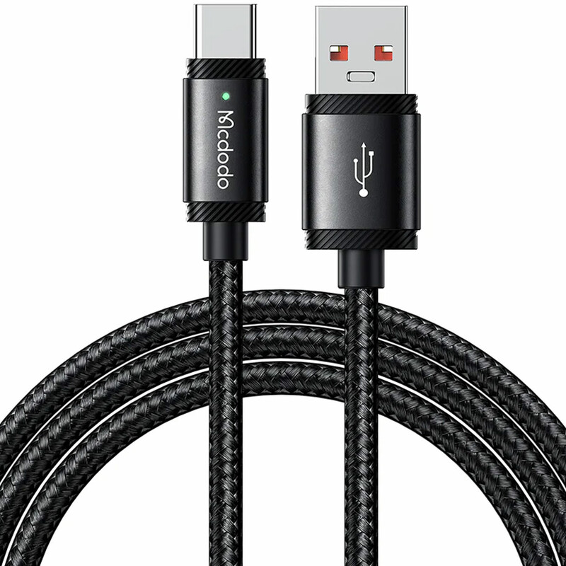 کابل سوپر فست شارژ یو اس بی به تایپ سی 6 آمپر 120 وات 1.5 متری مک دودو CA-473