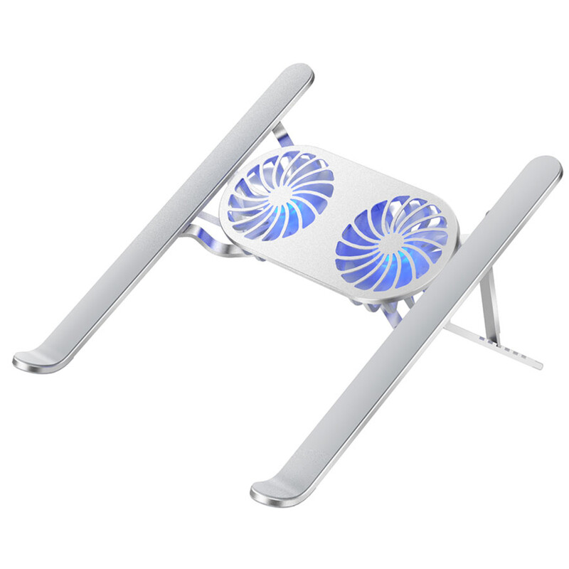 پایه لپ تاپ 13 تا 21 اینچ تاشو قابل تنظیم با فن خنک کننده ویوو S400 Pro