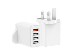 شارژر دیواری 4پورت 30 وات رسی RECCI RC57U 30W 4 USB PORTS CHARGER