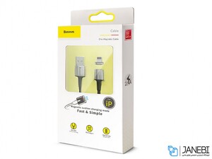 کابل آهنربایی لایتنینگ بیسوس Baseus Lightning Zinc Magnetic Cable 2m/1.5A