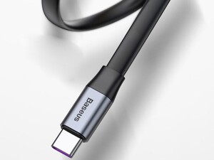 کابل سوپرشارژ کوتاه تایپ سی بیسوس Baseus Simple HW Quick Charge Cable 23cm