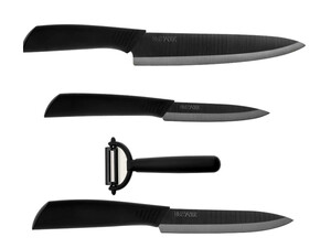 ست چاقو و پوست کن شیائومی Xiaomi HUOHOU Nano Ceramic Knife Set