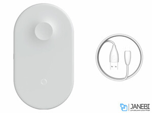 شارژر وایرلس سریع بیسوس Baseus BSWC-P19 Smart 2 in 1 Wireless Charger