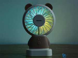 پنکه قابل شارژ دستی و رومیزی بیسوس Baseus Dharma Bear Fan