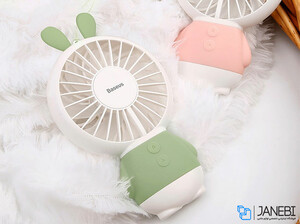 پنکه قابل شارژ دستی و رومیزی بیسوس Baseus Exquisite Rabbit Fan