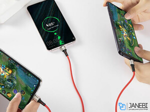 کابل شارژ سه سر بیسوس Baseus Charging 3 in 1 Cable 1.2m