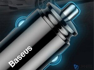 خرید شارژر فندکی فست شارژ ماشین دو پورت بیسوس