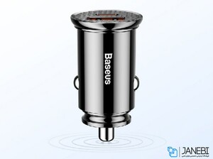 شارژر فندکی فست شارژ ماشین دو پورت بیسوس