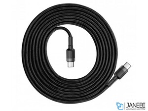 کابل شارژ سریع و انتقال داده تایپ سی بیسوس Baseus Cafule Type-C PD2.0 Cable 2m