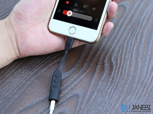 مبدل لایتنینگ به جک 3.5 میلی‌متری بیسوس Baseus Audio Splitter