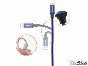 کابل شارژ و انتقال اطلاعات Lightning Baseus