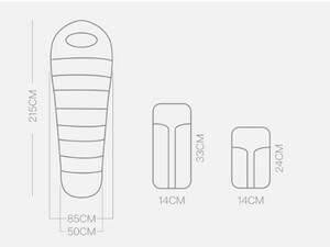 کیسه خواب شیائومی Xiaomi ZAOFENG Sleeping Bag