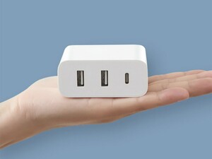 شارژر دیواری فست شارژ شیائومی Xiaomi 65W AD653 USB-A & USB-C Wall Charger