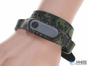 بند سیلیکونی دستبند سلامتی شیائومی Xiaomi Miband 2 Two-Loop Silicone Strap