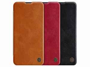 کیف چرمی نیلکین Nillkin Qin leather case Samsung Galaxy A20e